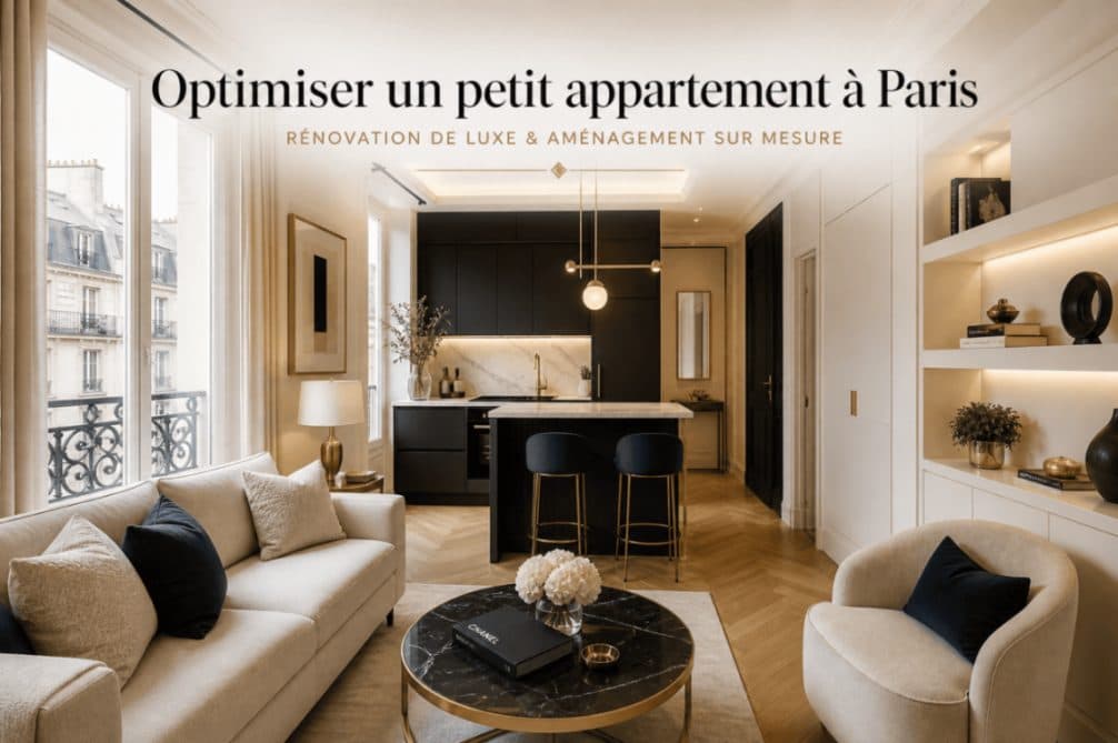 Optimiser un petit appartement à Paris : idées, aménagement et solutions haut de gamme
