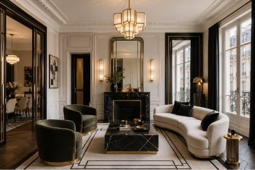 Art déco dans la rénovation intérieure : codes, inspirations et intégration haut de gamme