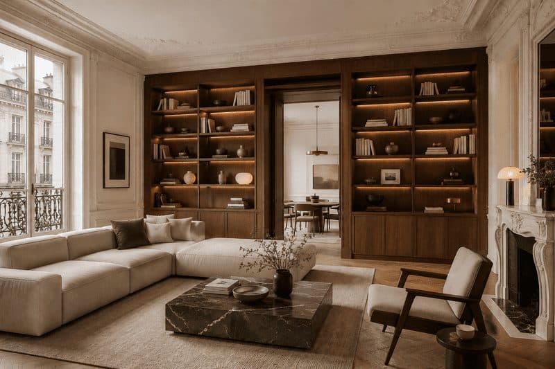 Menuiseries haut de gamme sur mesure : le détail qui transforme un intérieur d’exception